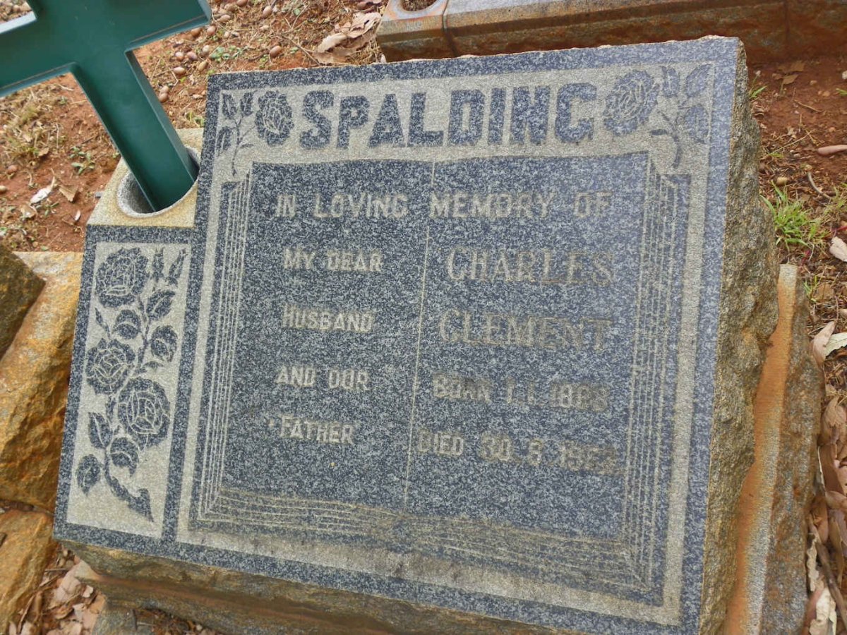 SPALDING Charles Clement 1898-1952