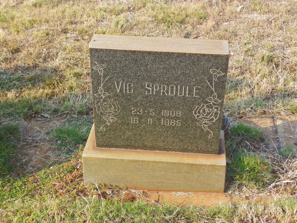 SPROULE Vic 1908-1965