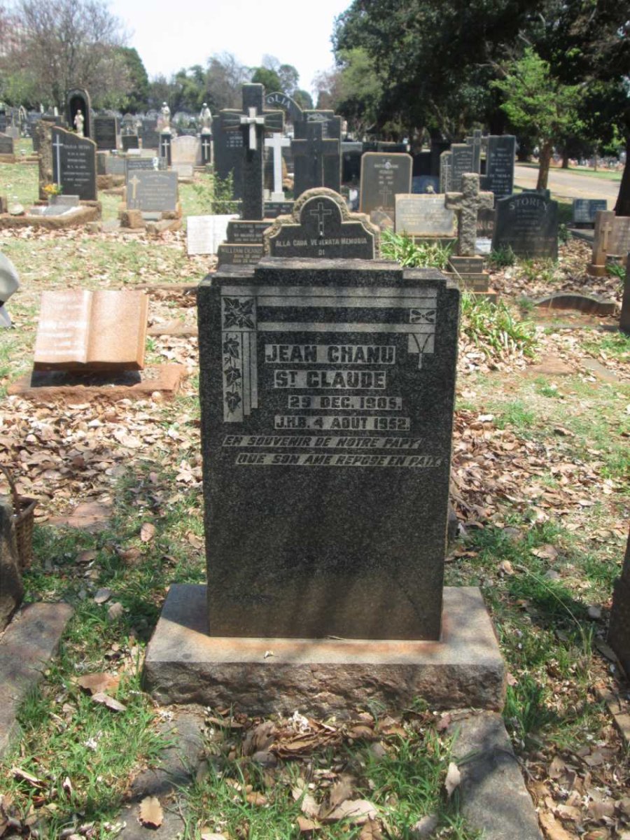 ST.CLAUDE Jean Chanu 1905-1952