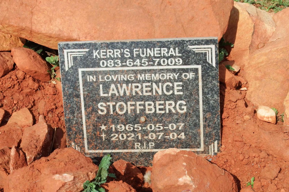 STOFFBERG Lawrence 1965-2021