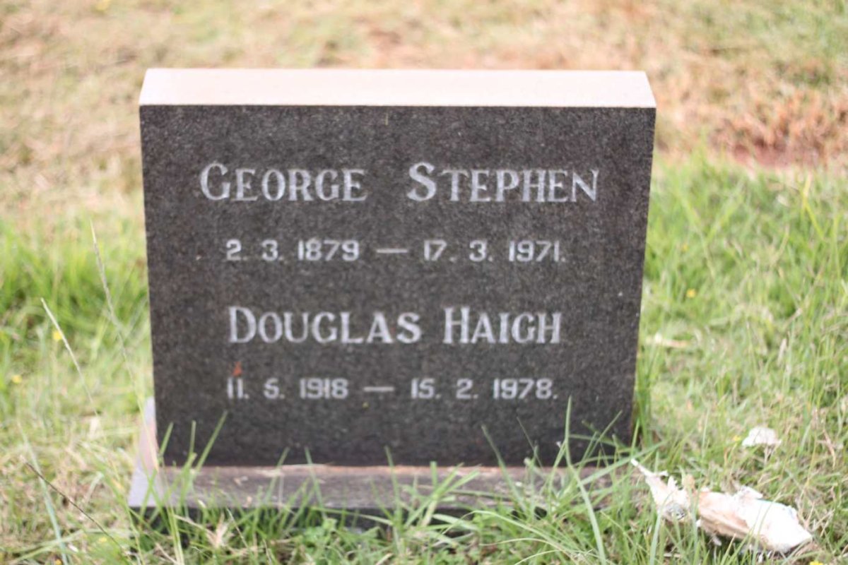 STEPHEN George 1879-1971 :: HAIGH Douglas 1918-1978