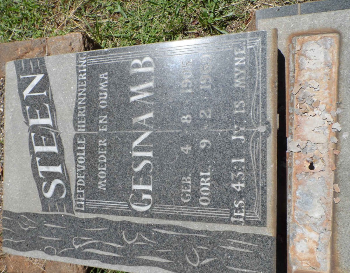 STEEN Gesina M.B. 1905-1969