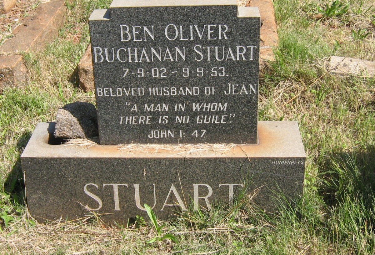 STUART Ben Oliver Buchanan 1902-1953