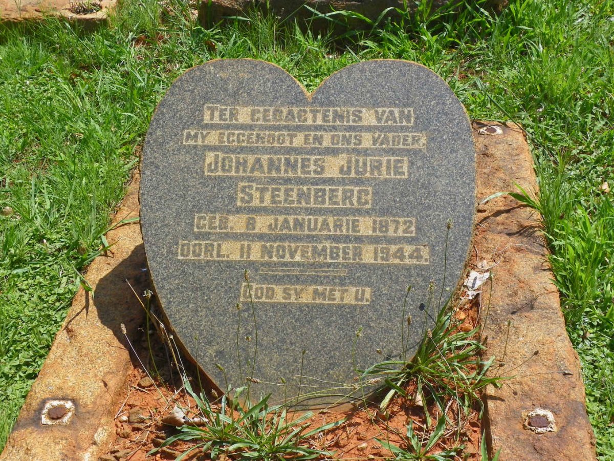 STEENBERG Johannes Jurie 1872-1944