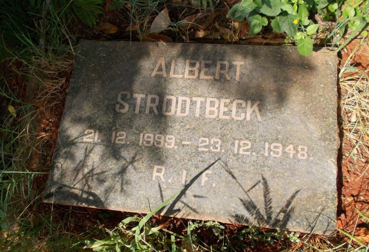 STRODTBECK Albert -1948