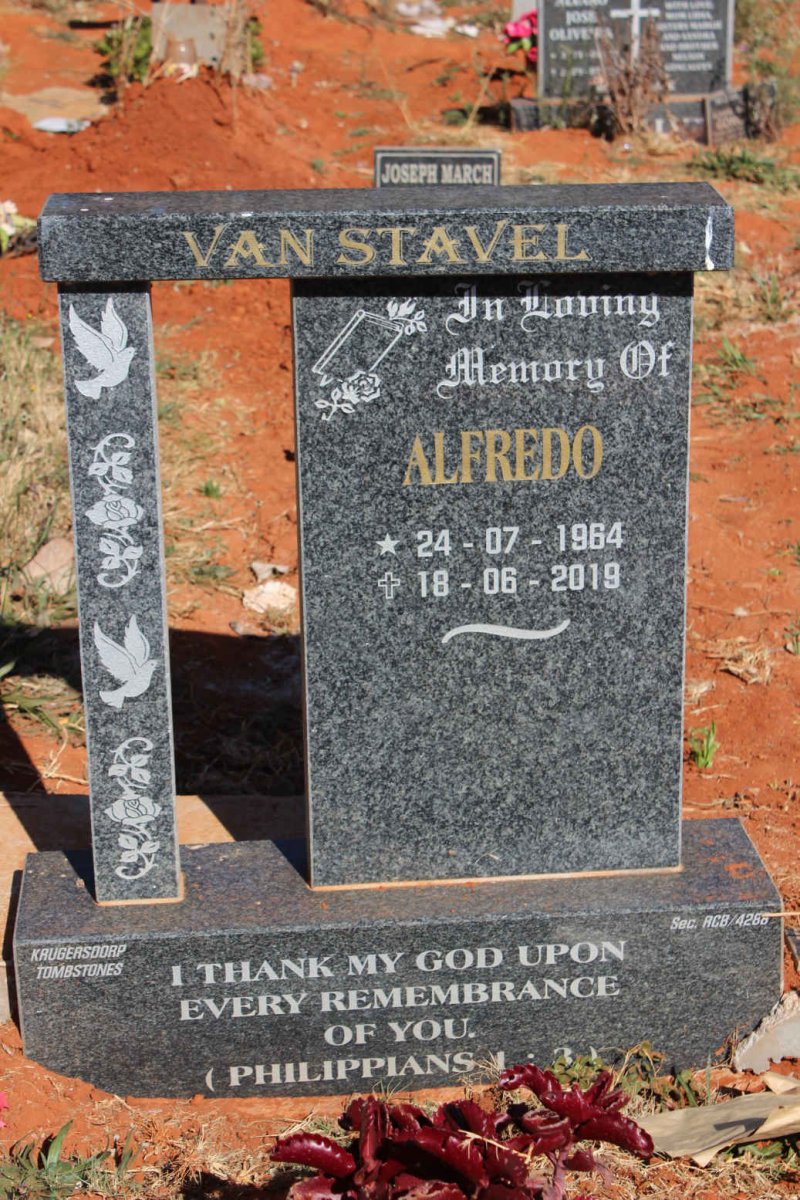 STAVEL Alfredo, van 1964-2019