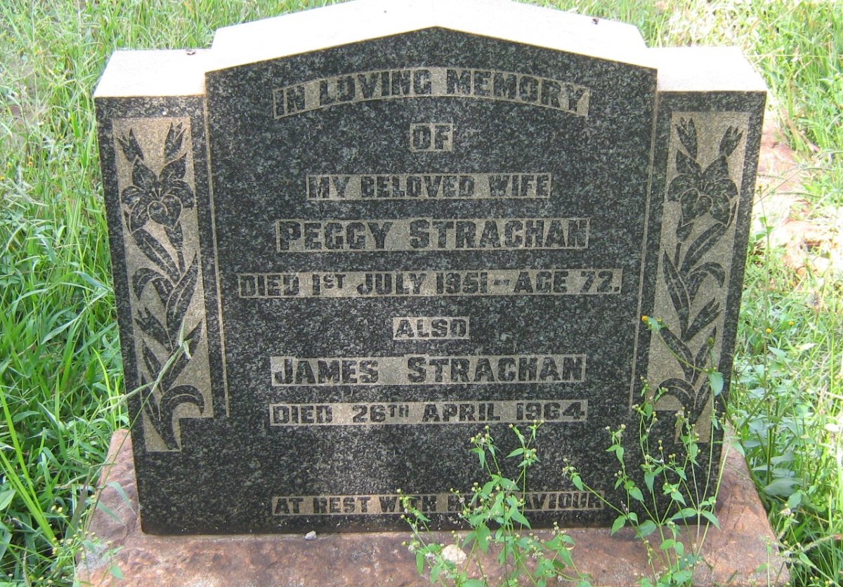 STRACHAN James -1964 &amp; Peggy -1951