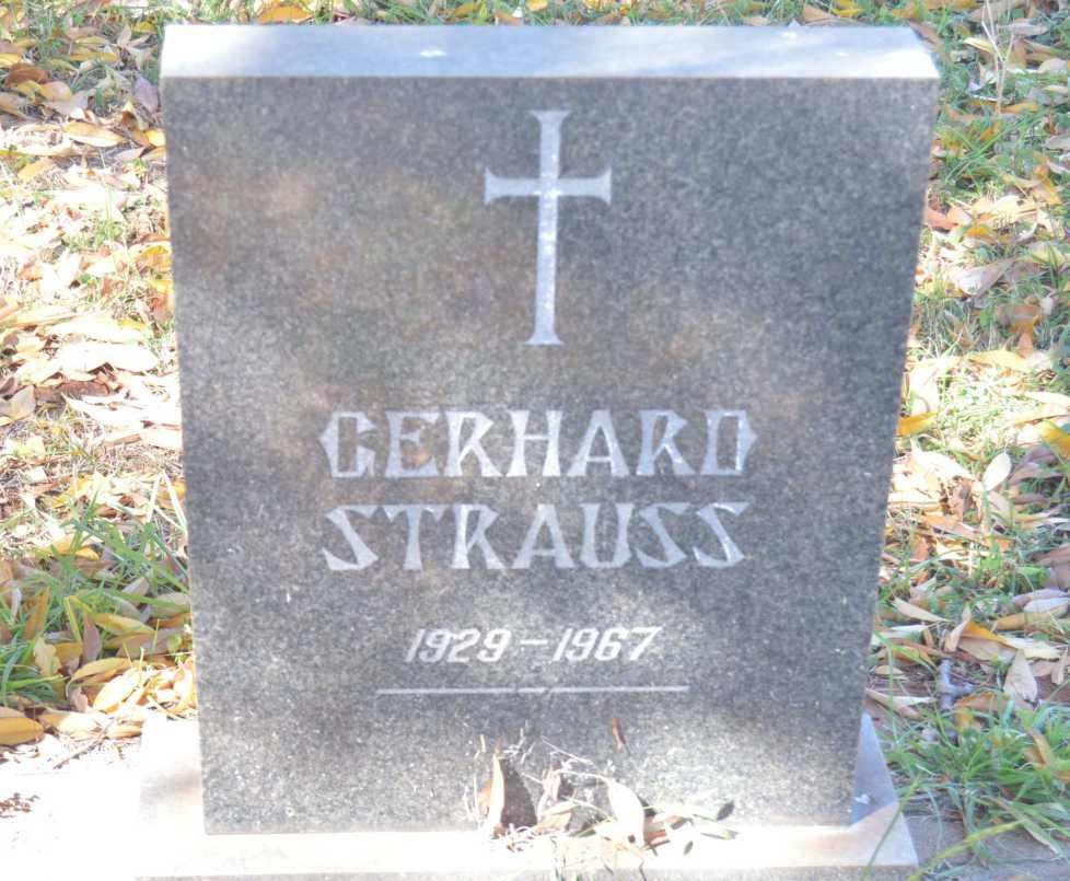 STRAUSS Gerhard 1929-1967