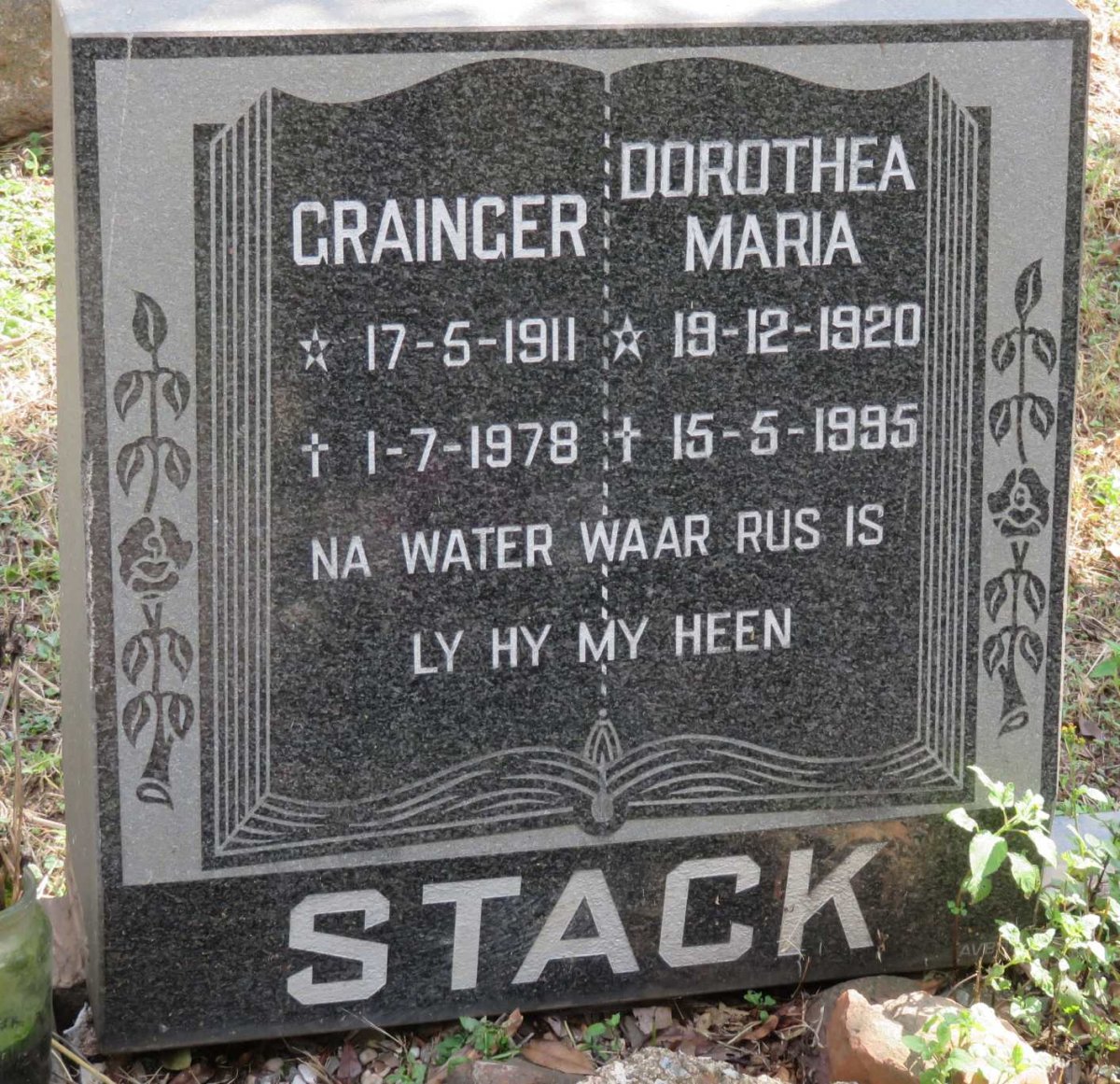 STACK Grainger 1911-1978 &amp; Dorothea Maria 1920-1995