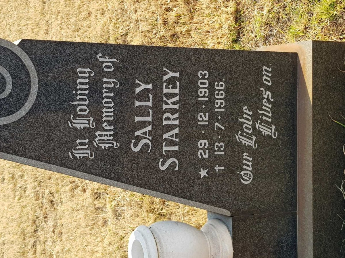 STARKEY Sally 1903-1966