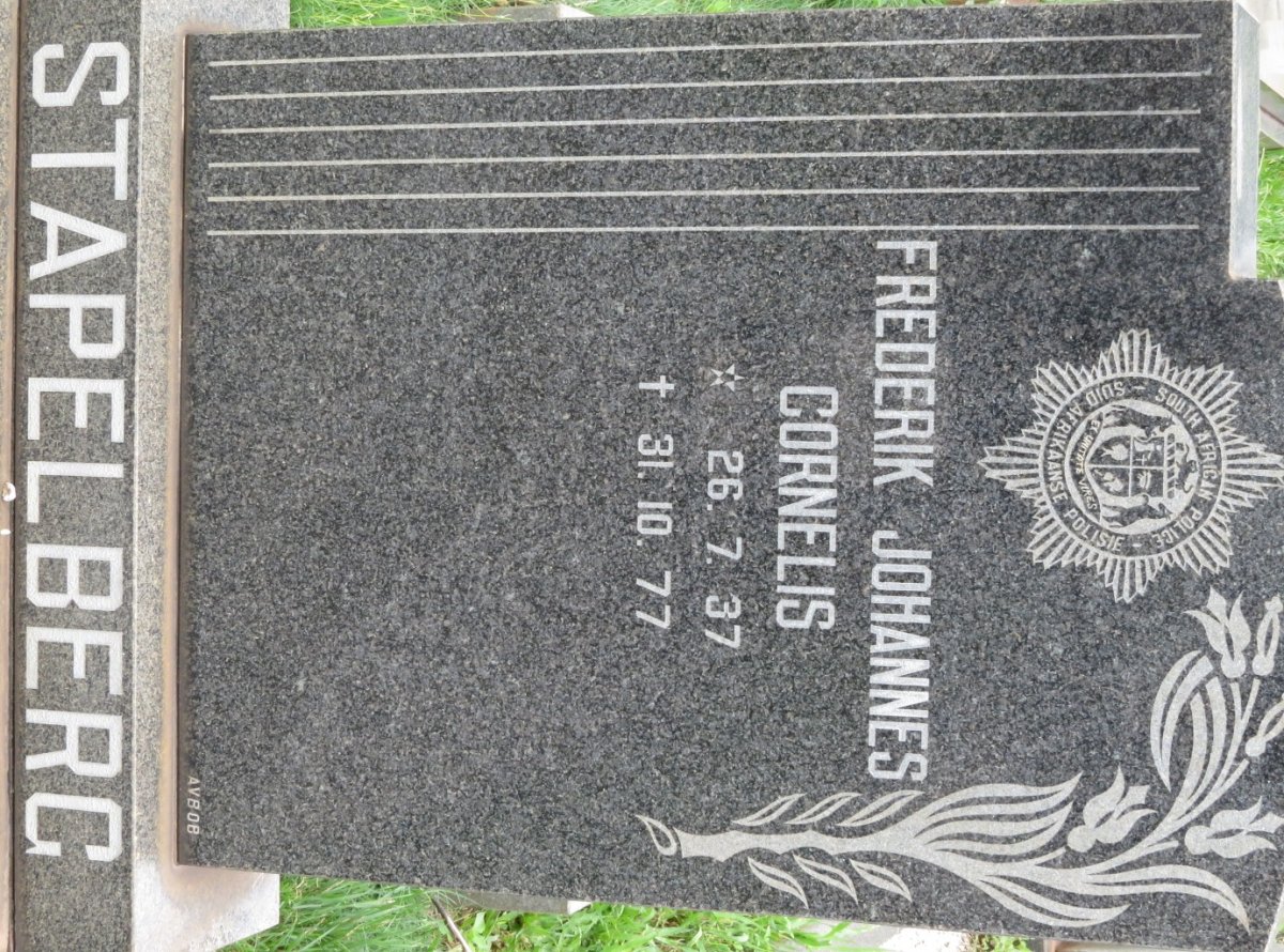 STAPELBERG Frederik Johannes Cornelis 1937-1977