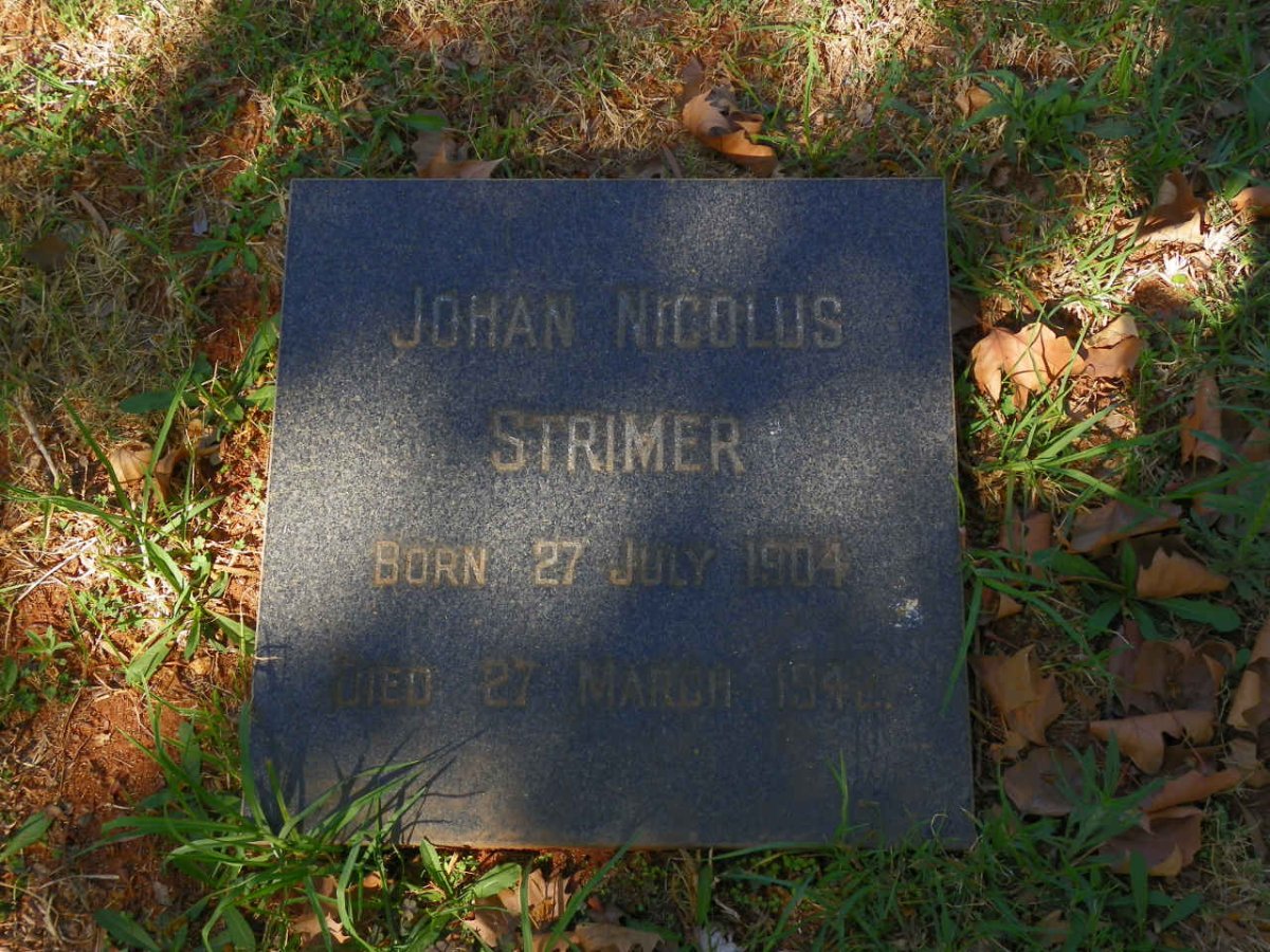 STRIMER Johan Nicolus 1904-1942