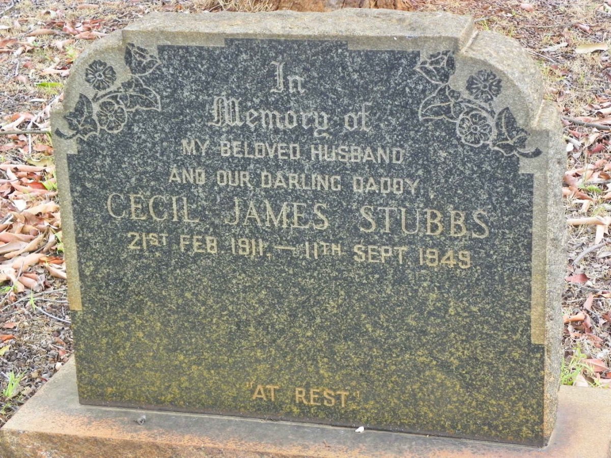 STUBBS Cecil James 1911-1949