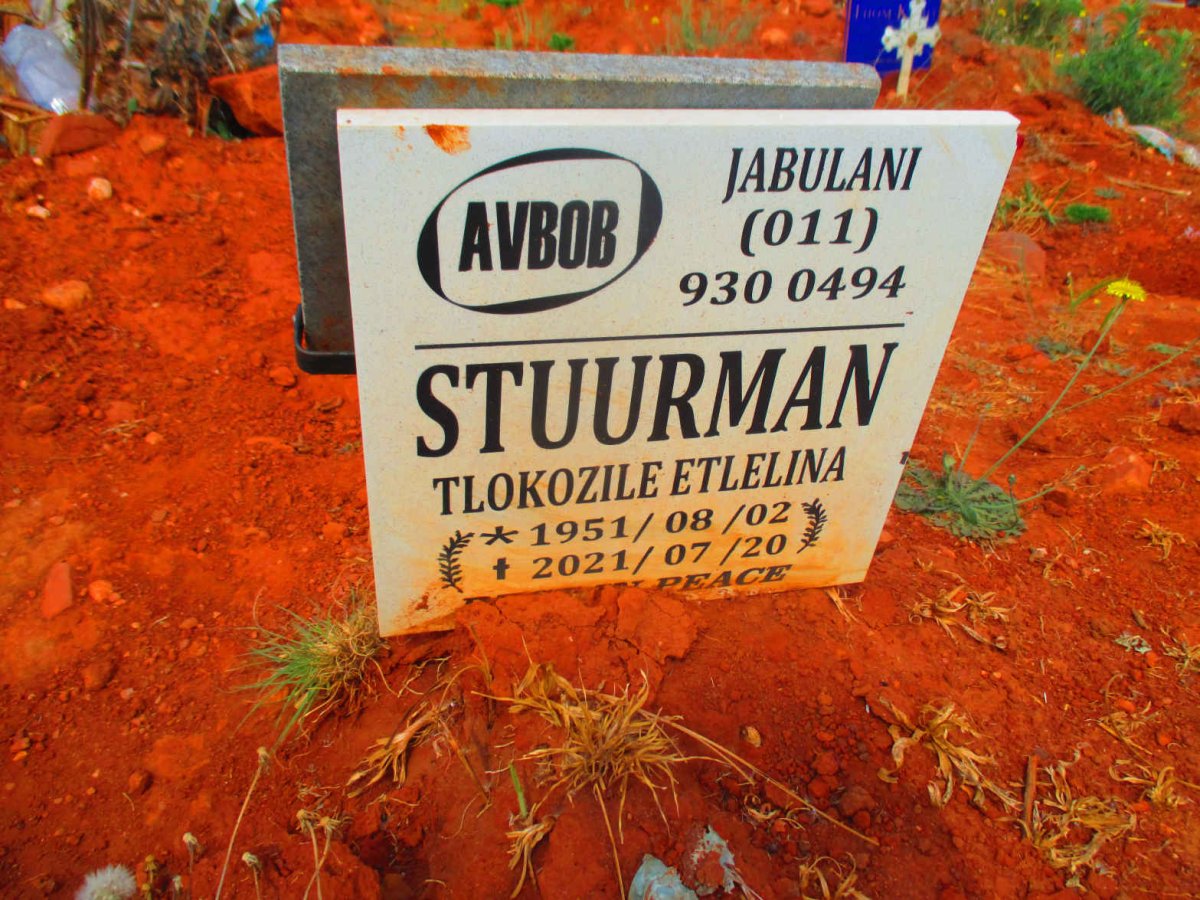 STUURMAN Tlokozile Etlelina 1951-2021