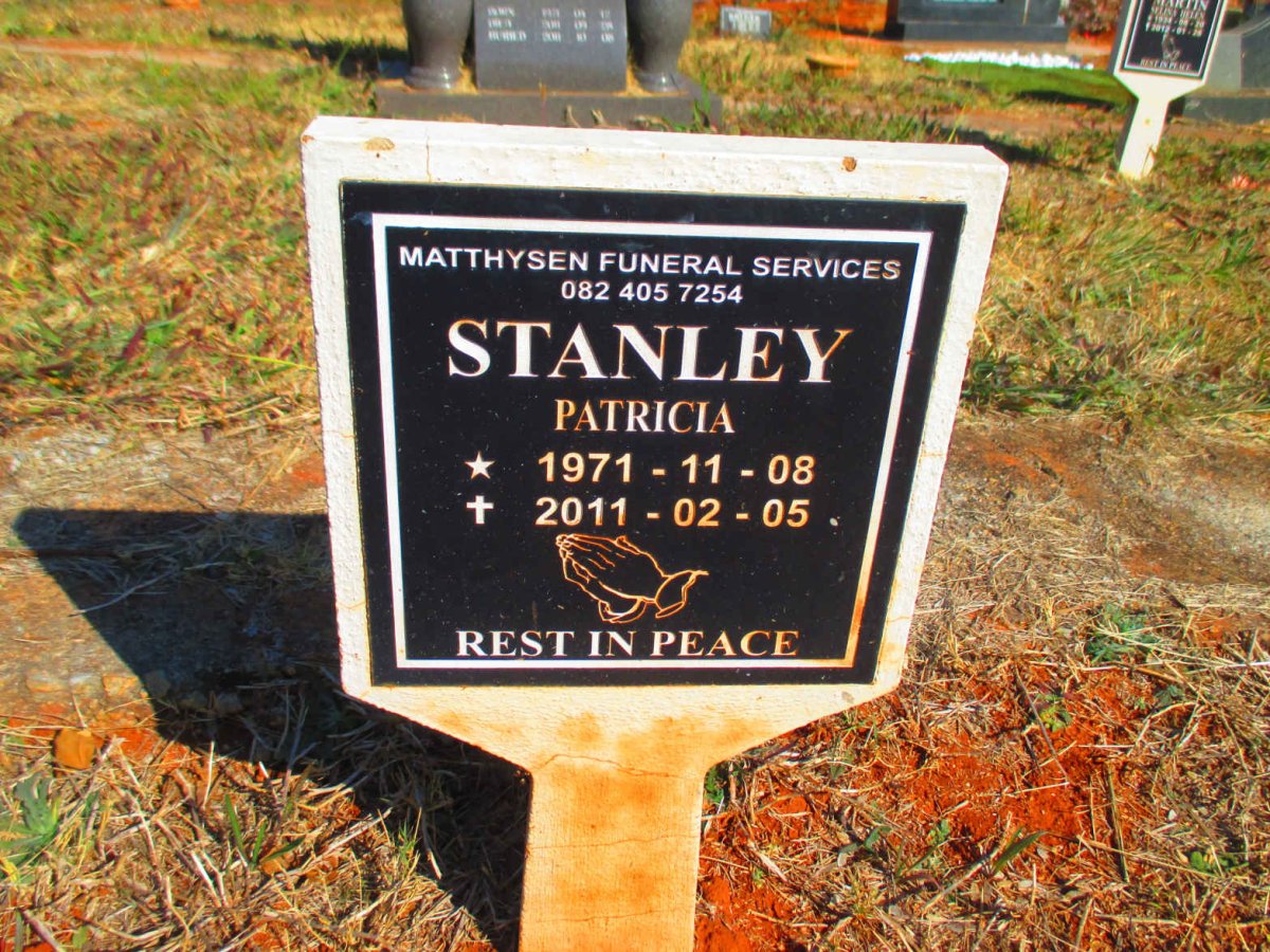 STANLEY Patricia 1971-2011