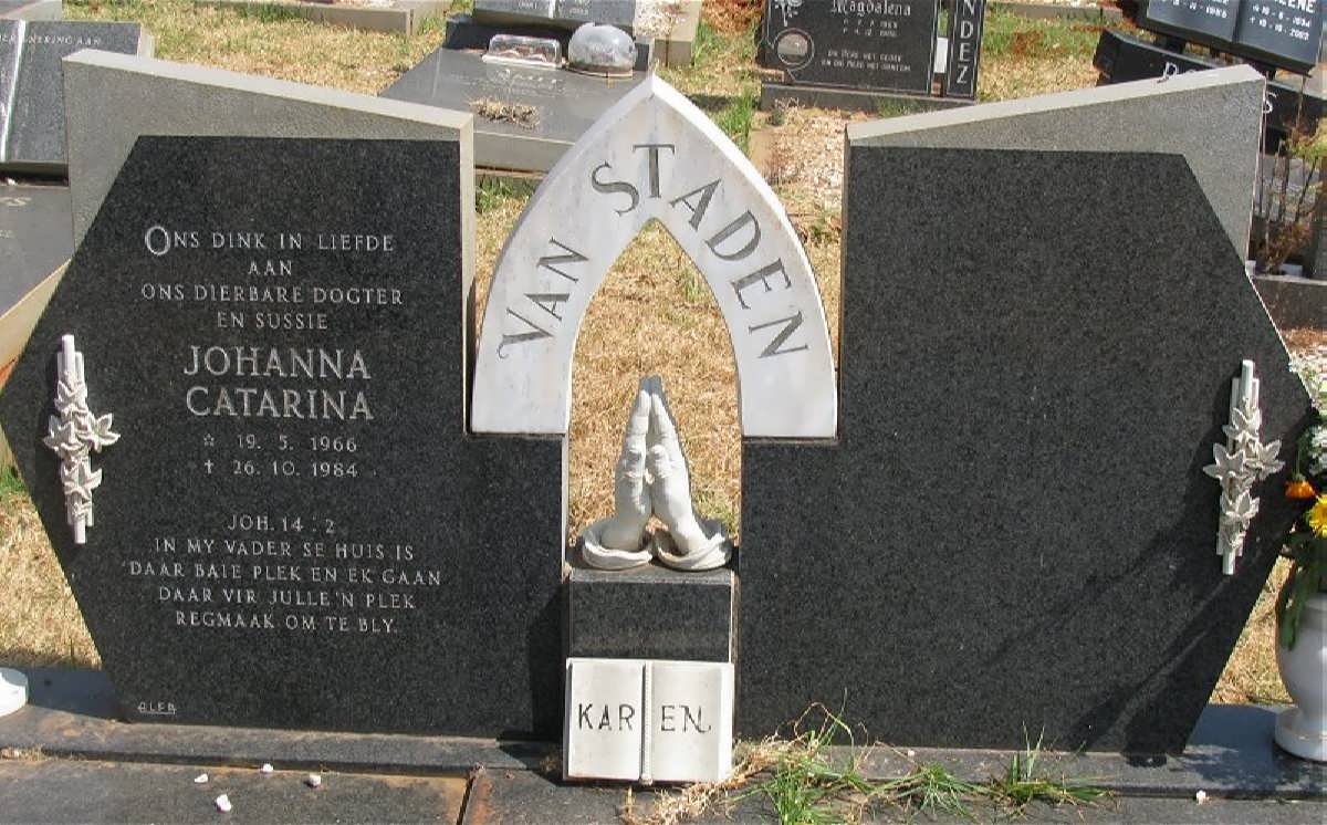 STADEN Johanna Catarina, van 1966-1984