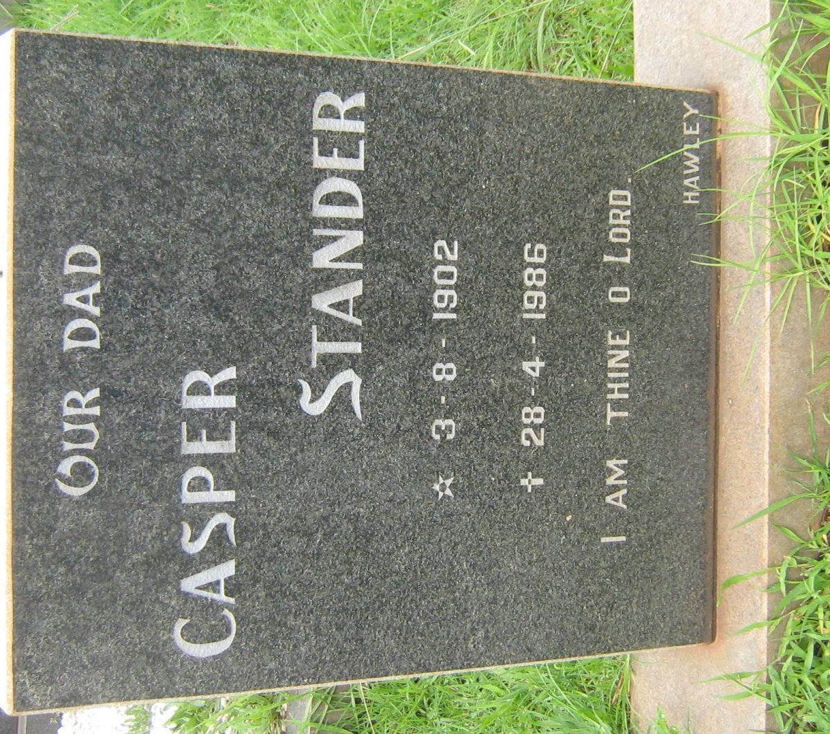 STANDER Casper 1902-1986
