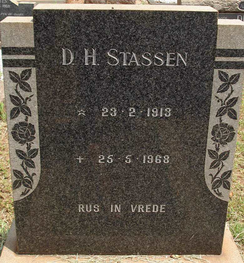STASSEN D.H. 1913-1968