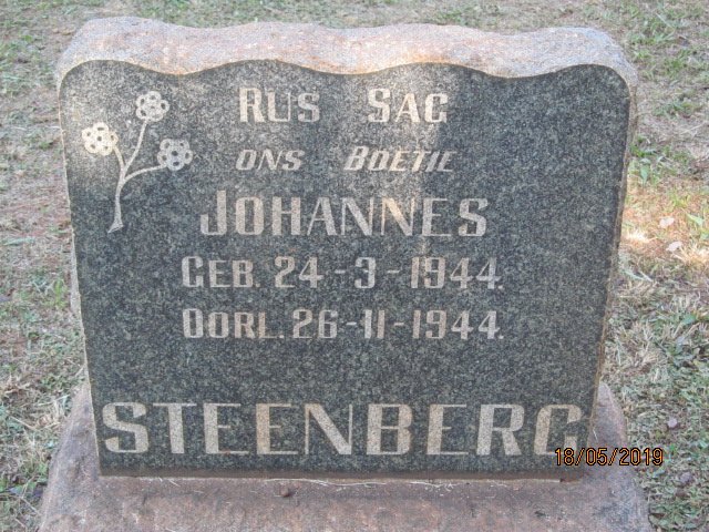 STEENBERG Johannes 1944-1944