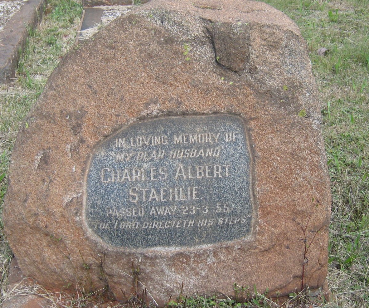 STAEHLIE Charles Albert -1955