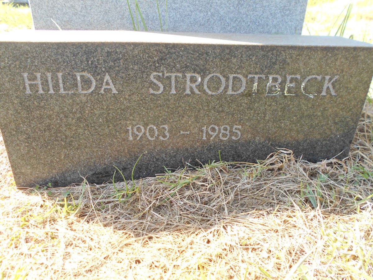 STRODTBECK Hilda 1903-1985