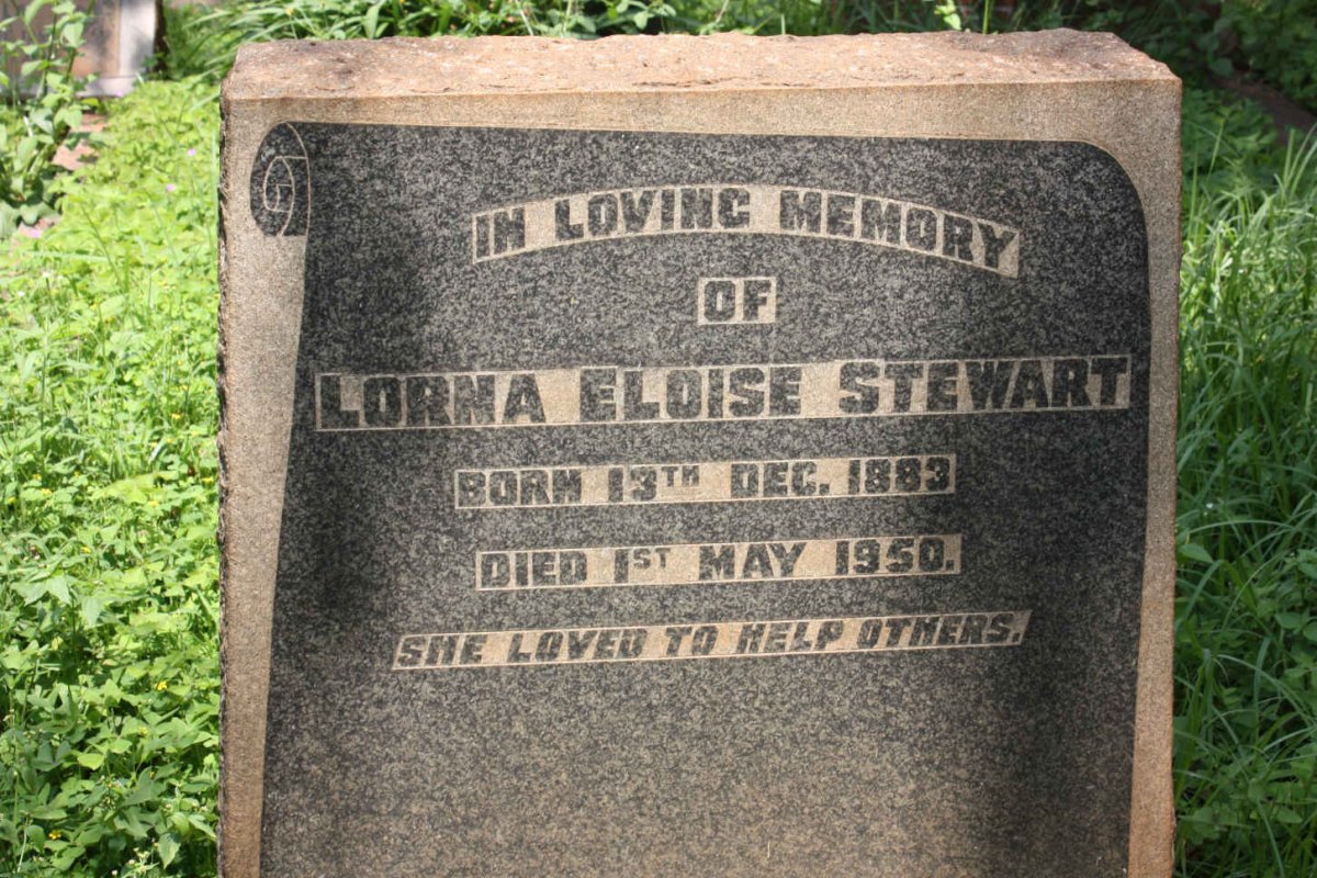 STEWART Lorna Eloise 1883-1950