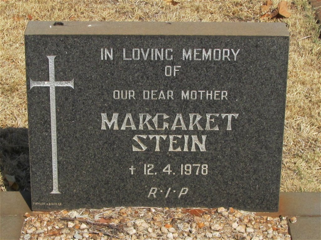 STEIN Margaret -1978