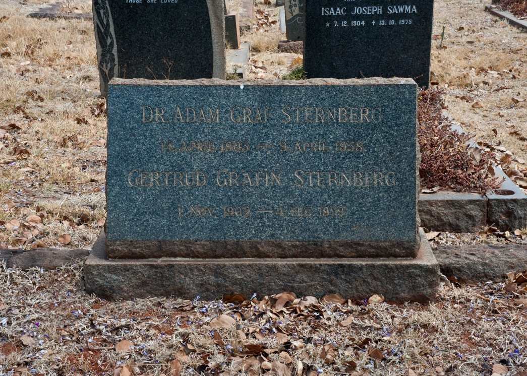 STERNBERG Adam Adalbert 1903-1958 &amp; Gertrud AMENDE 1902-1979