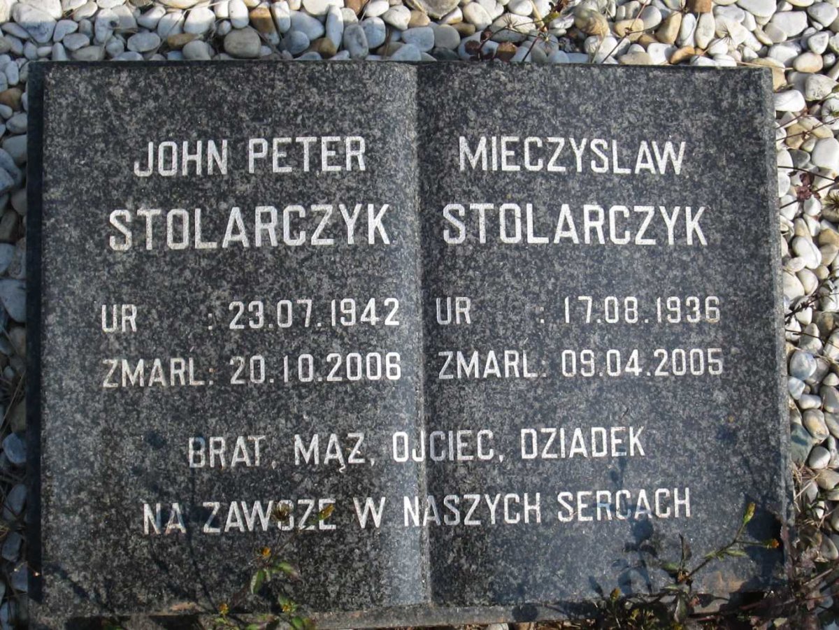 STOLARCZYK John Peter 1942-2006 :: STOLARCZYK Mieczyslaw 1936-2005