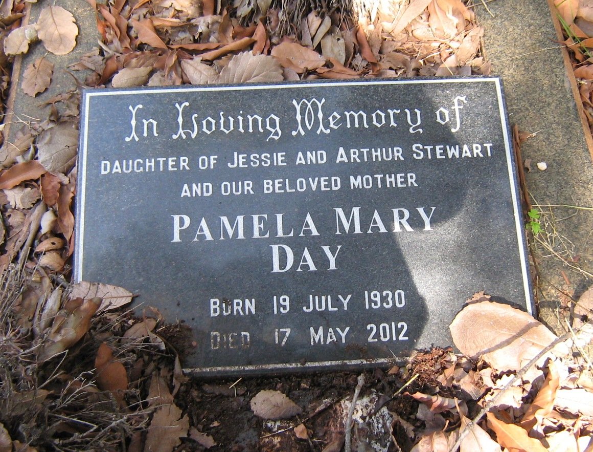 DAY Pamela Mary 1930-2012