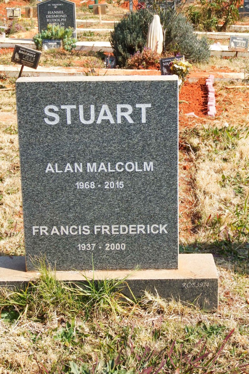 STUART Francis Frederick 1937-2000 :: STUART Alan Malcolm 1968-2015