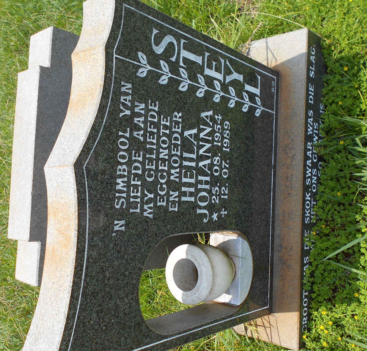 STEYL Heila Johanna 1954-1989