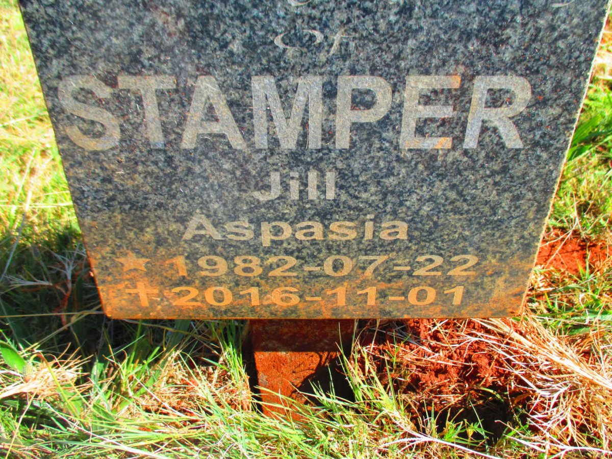 STAMPER Jill Aspasia 1982-2016