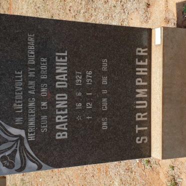 STRUMPHER Barend Daniel 1927-1976