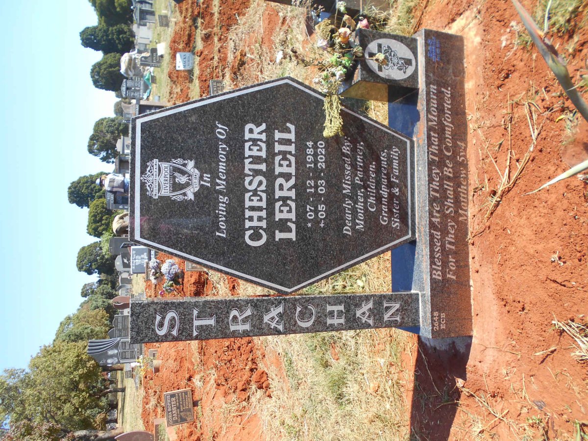 STRACHAN Chester Lereil 1984-2020