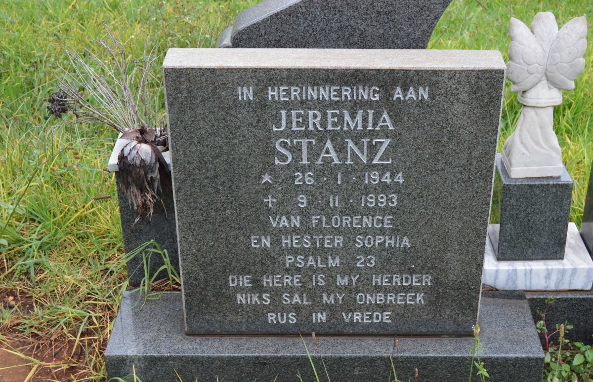 STANZ Jeremia 1944-1993