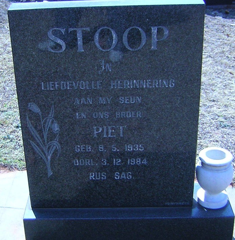 STOOP Piet 1935-1984