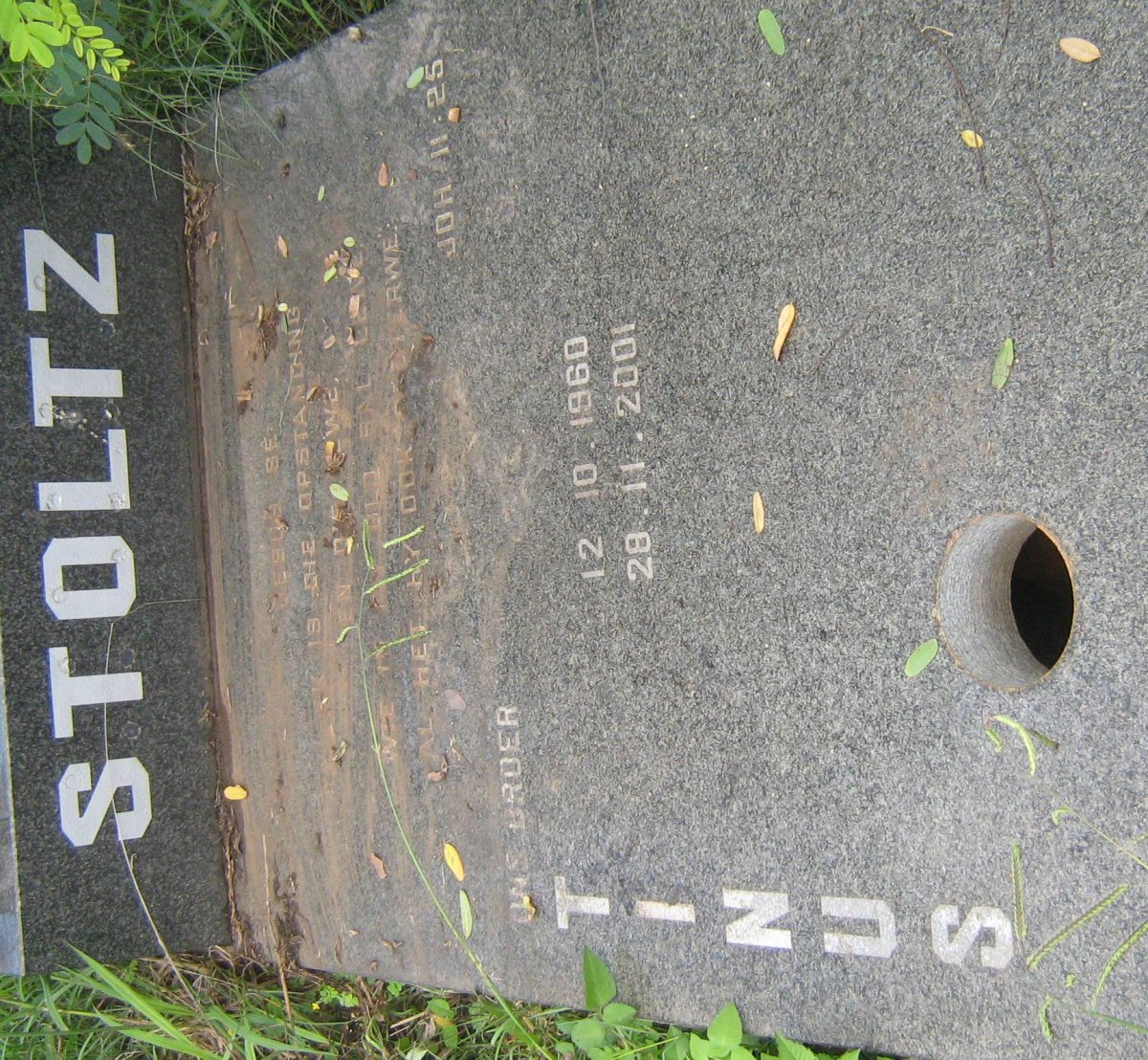 STOLTZ Tinus 1960-2001