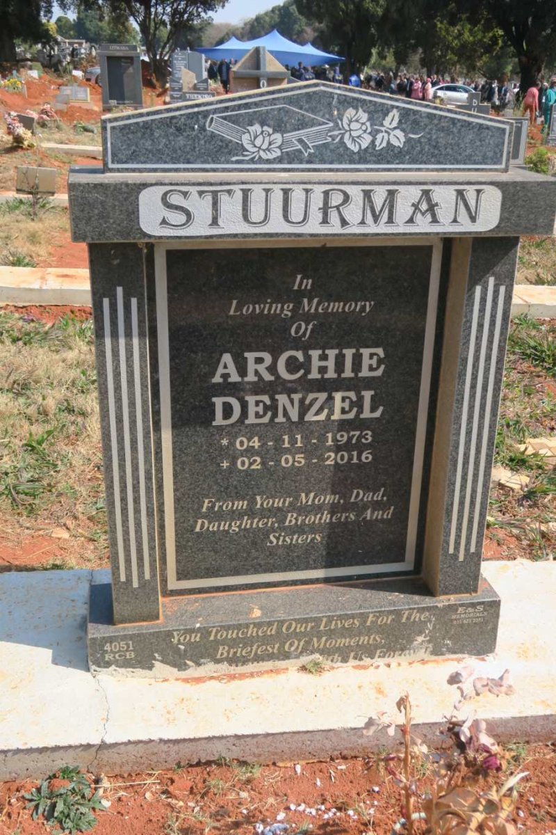 STUURMAN Archie Denzel 1973-2016