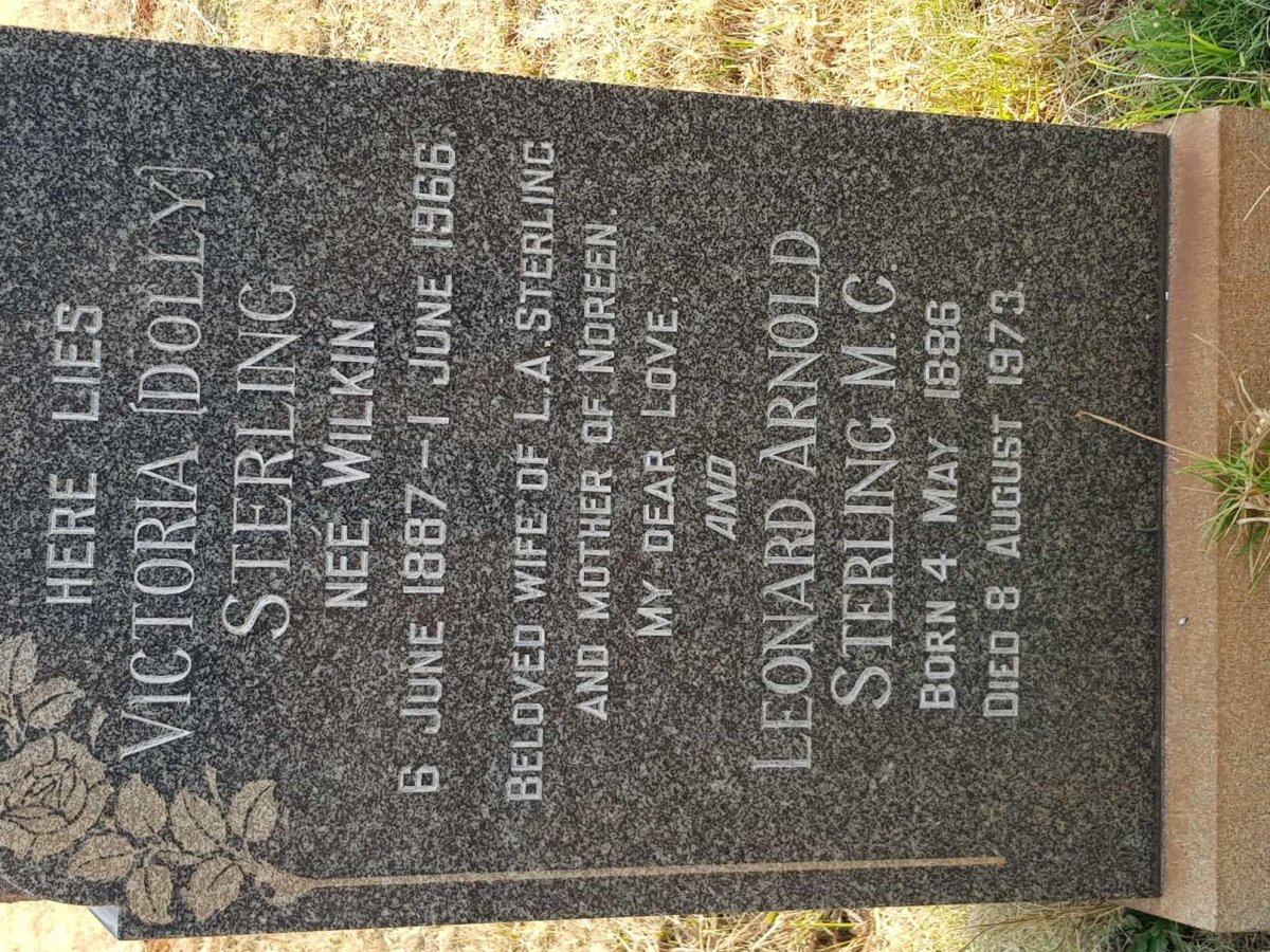 STERLING Leonard Arnold 1886-1973 &amp; Victoria WILKIN 1887-1966