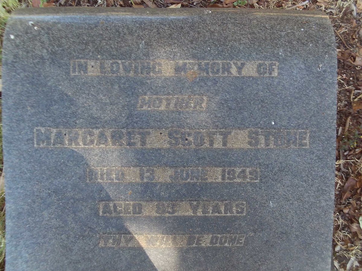 STONE Margaret Scott -1949