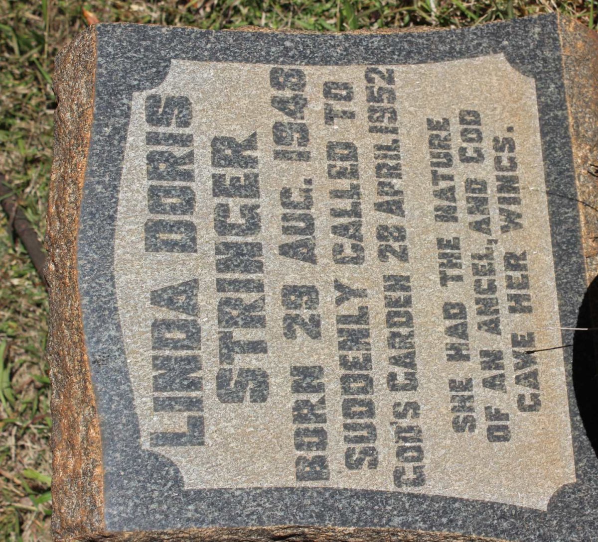 STRINGER Linda Doris 1948-1952
