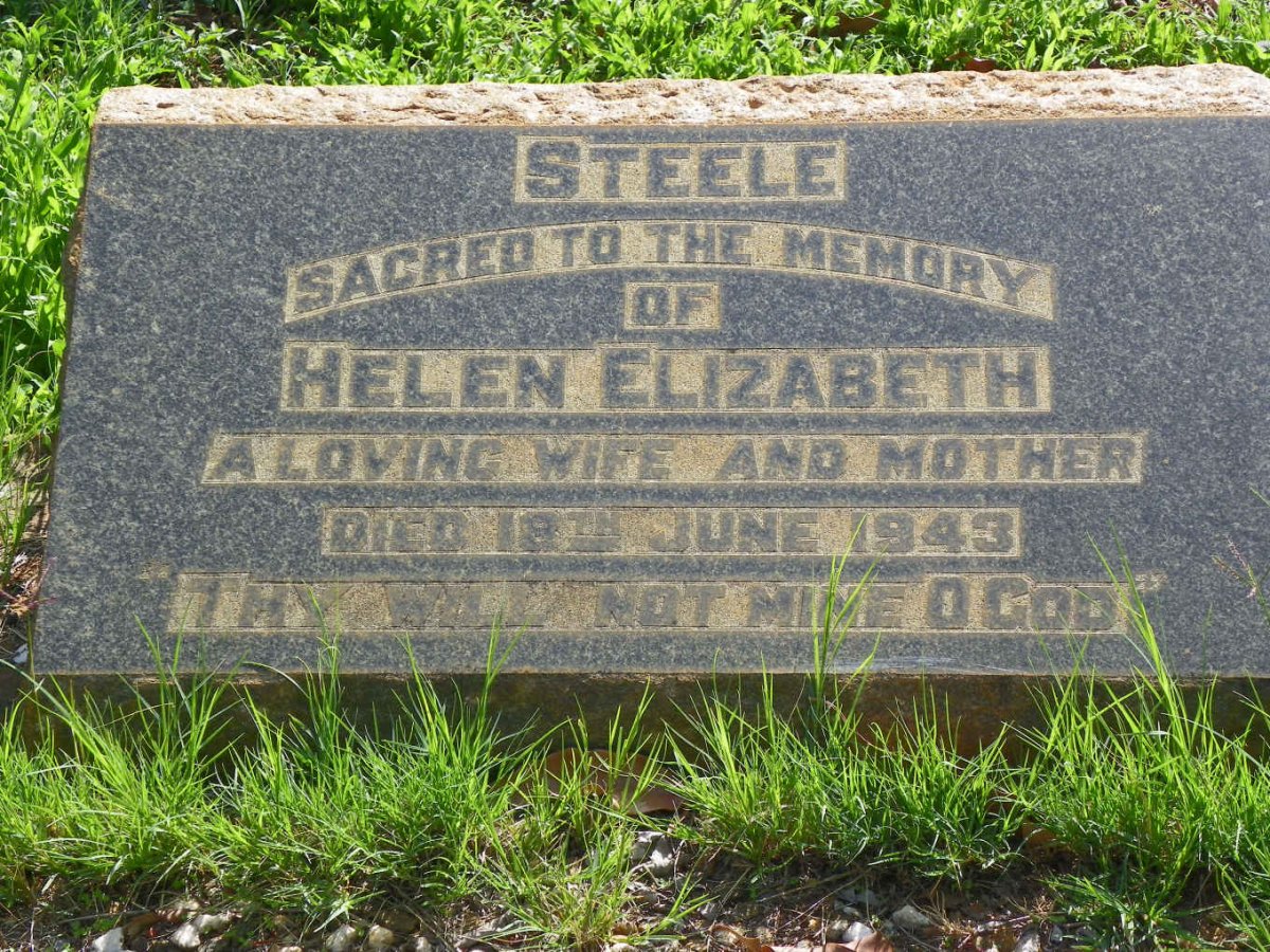 STEELE Helen Elizabeth -1943
