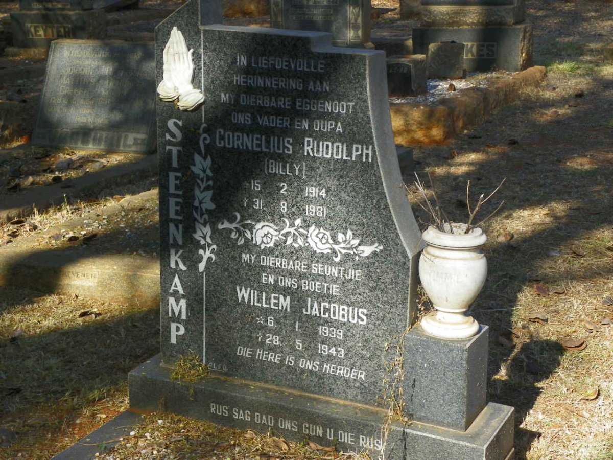 STEENKAMP Cornelius Rudolph 1914-1981 :: STEENKAMP Willem Jacobus 1939-1943
