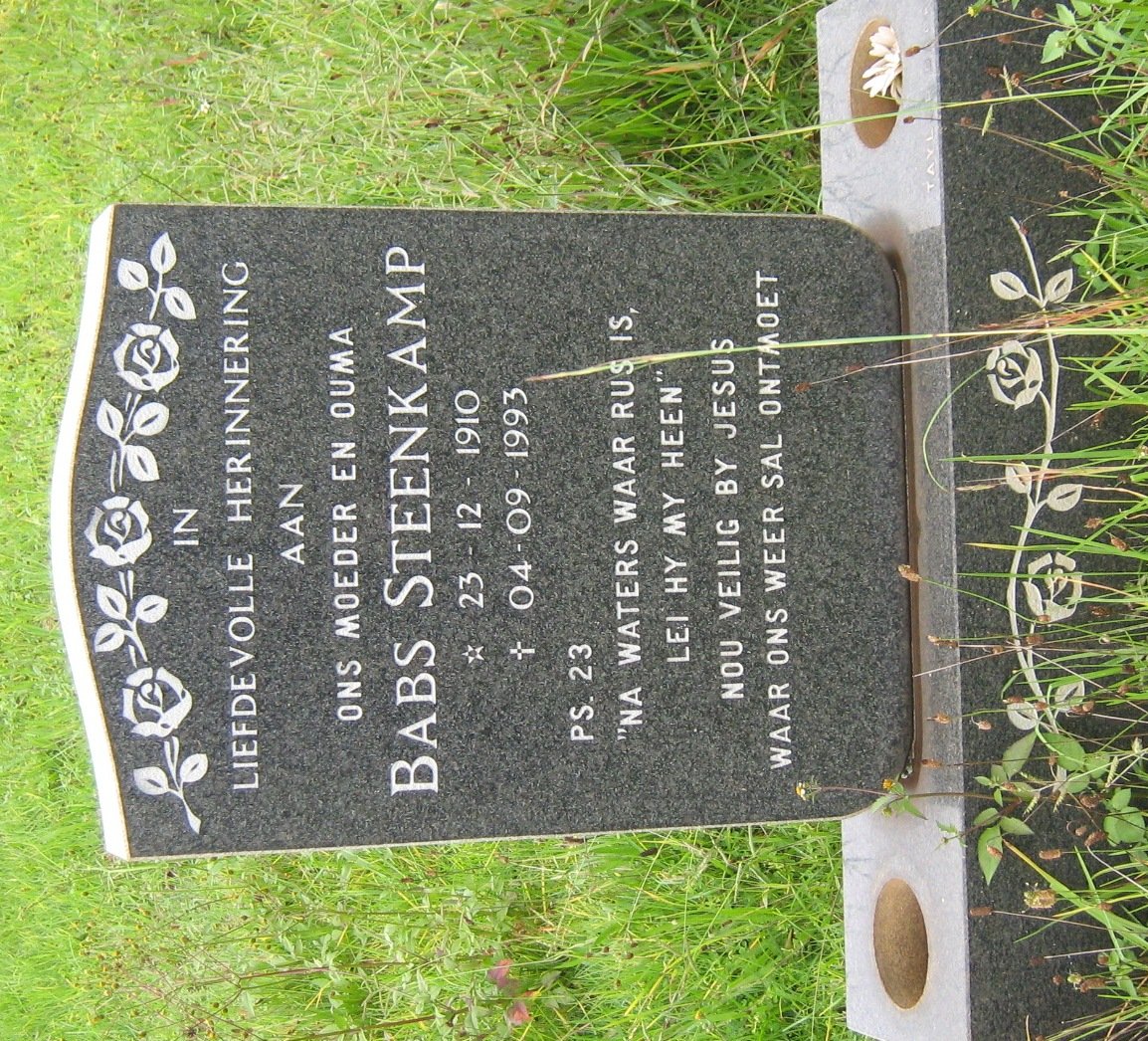 STEENKAMP Babs 1910-1993