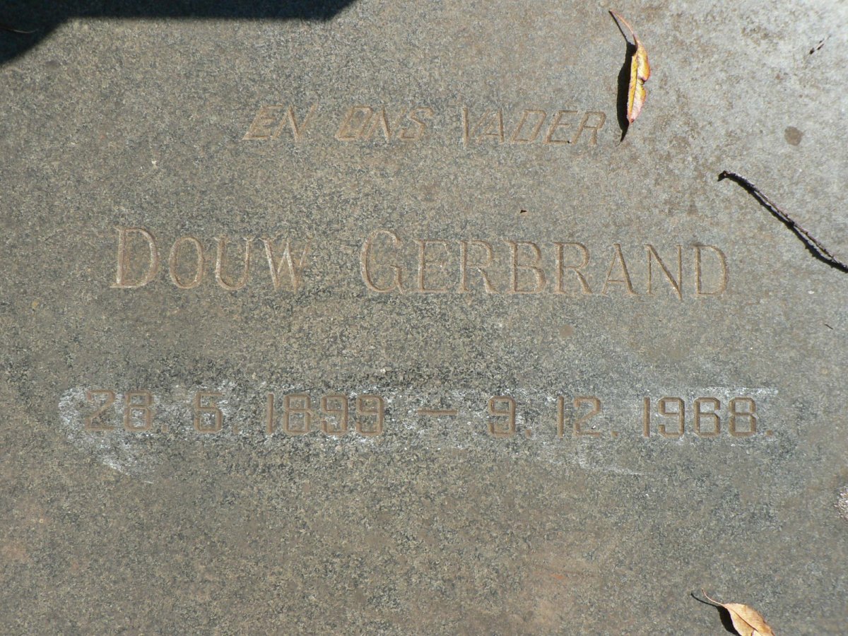 STEENKAMP Douw Gerbrand 1899-1968