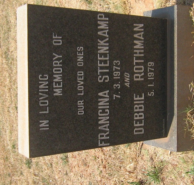 STEENKAMP Francina -1973 :: ROTHMAN Debbie -1979