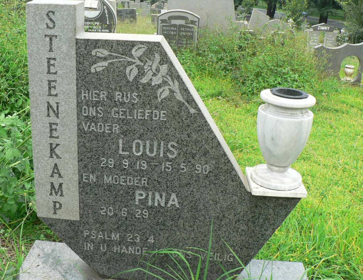 STEENKAMP Louis 1919-1990 &amp; Pina 1929-