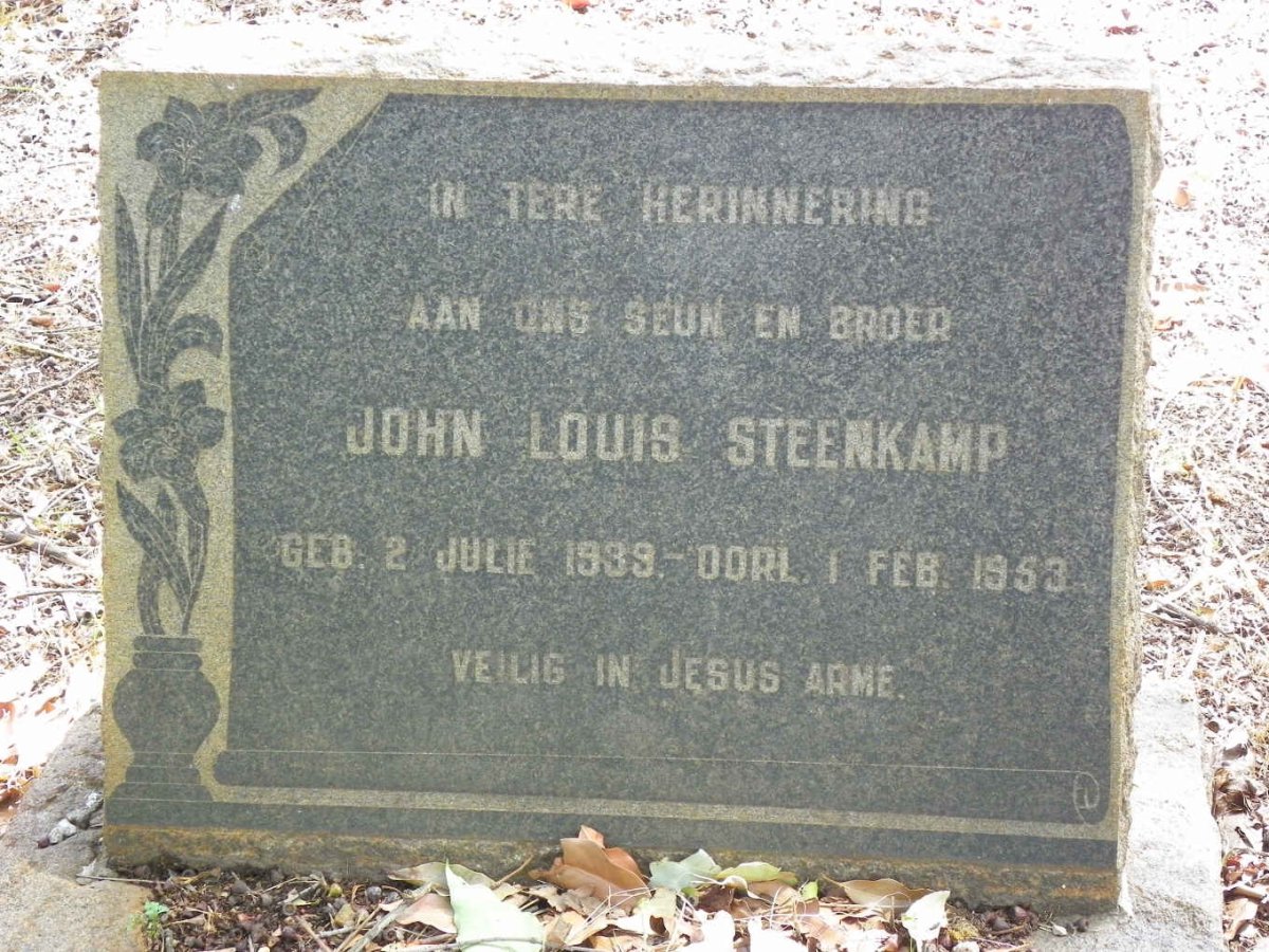 STEENKAMP John Louis 1939-1953