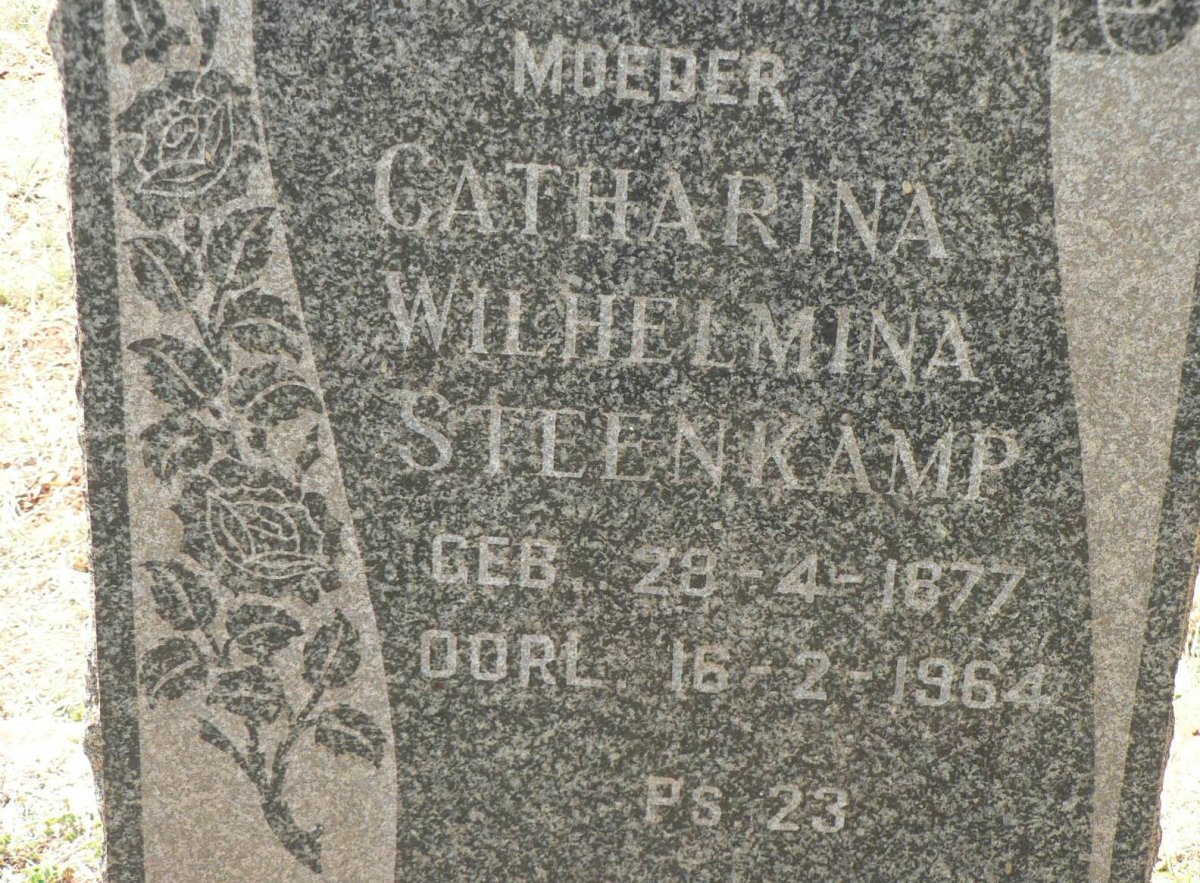 STEENKAMP Catharina Wilhelmina 1877-1964